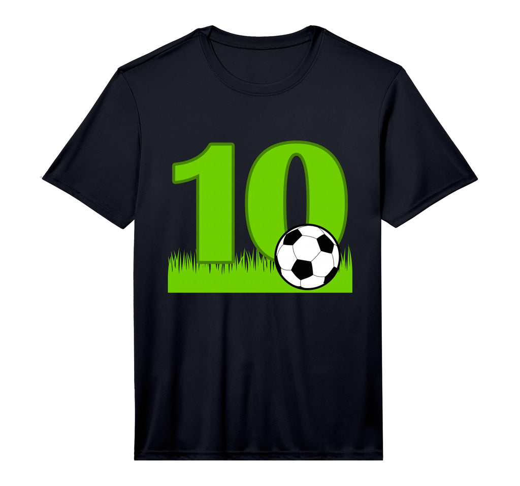 10Th Birthday Soccer 10 Years Old T-Shirt - Novelty Apparel Men Women