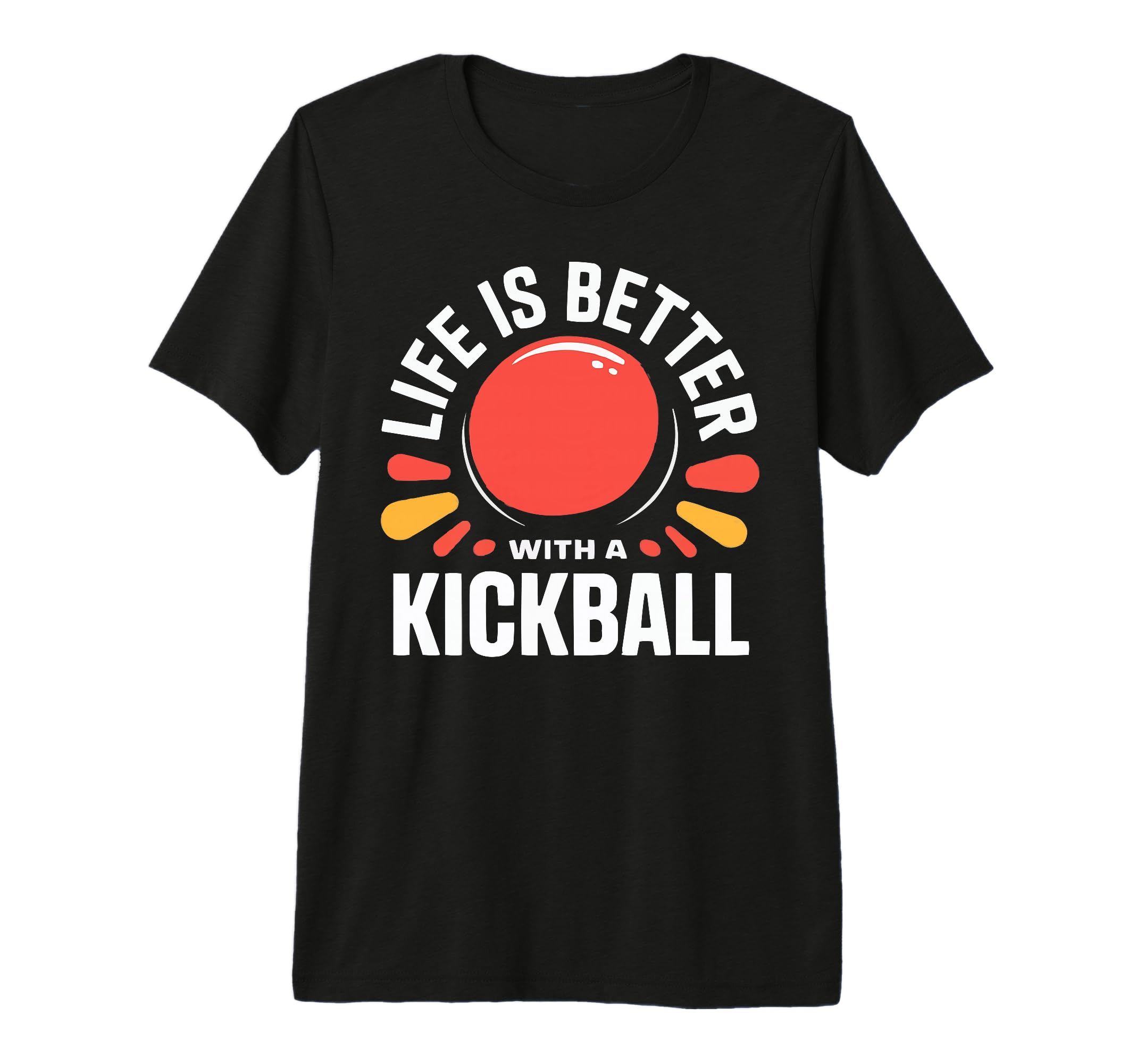 Love Kickball Player Soccer Baseball T-Shirt - Minimalist Print Men Women