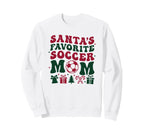 Soccer Mom Festive Holidays Sports Sweatshirt - Unique Graphic for Adults