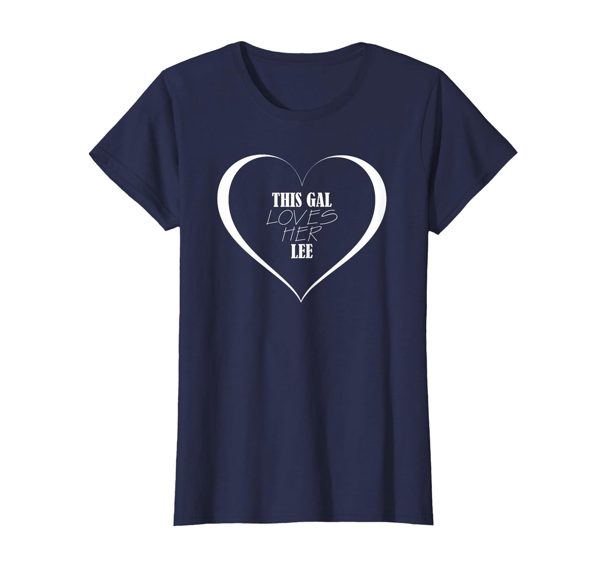 This Gal Loves Her Lee Lee T-Shirt - Graphic Print Men Women
