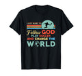 Soccer Follow God Play Soccer T-Shirt - Casual Everyday Wear for Adults