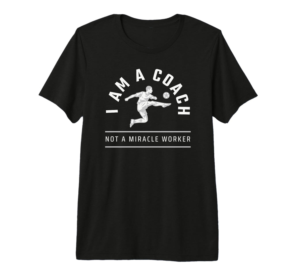 Funny Soccer Coach I Am Coach Tri Blend T-Shirt - Trendy Graphic for Adults