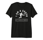 Funny Soccer Coach I Am Coach Tri Blend T-Shirt - Trendy Graphic for Adults