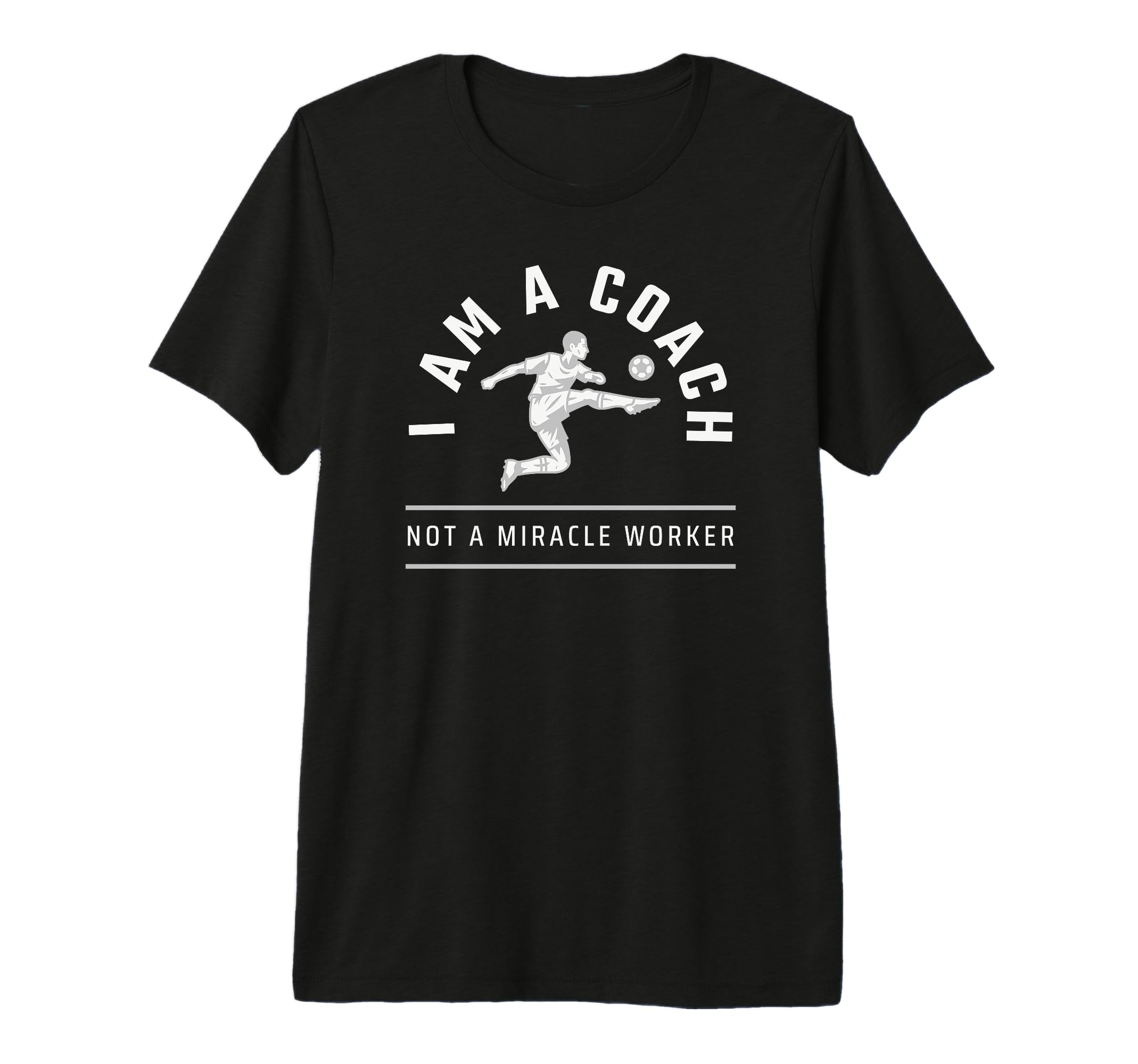 Funny Soccer Coach I Am Coach Tri Blend T-Shirt - Trendy Graphic for Adults