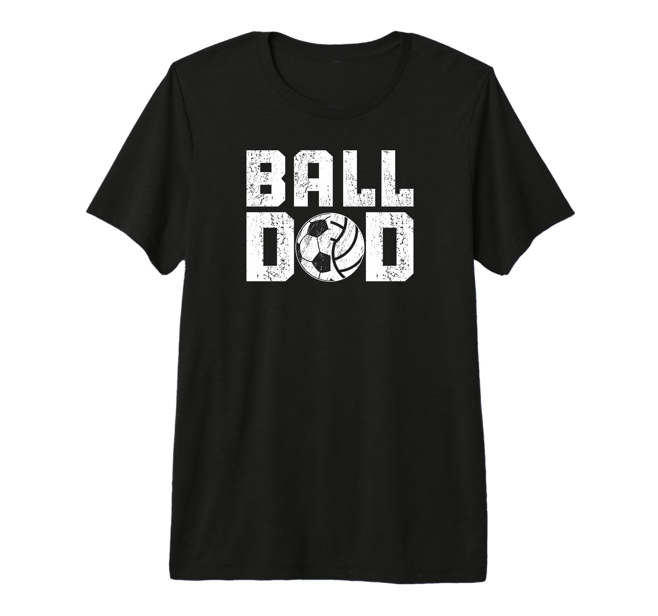 Mens Ball Dad Soccer Volleyball Dad T-Shirt - Minimalist Print Unisex