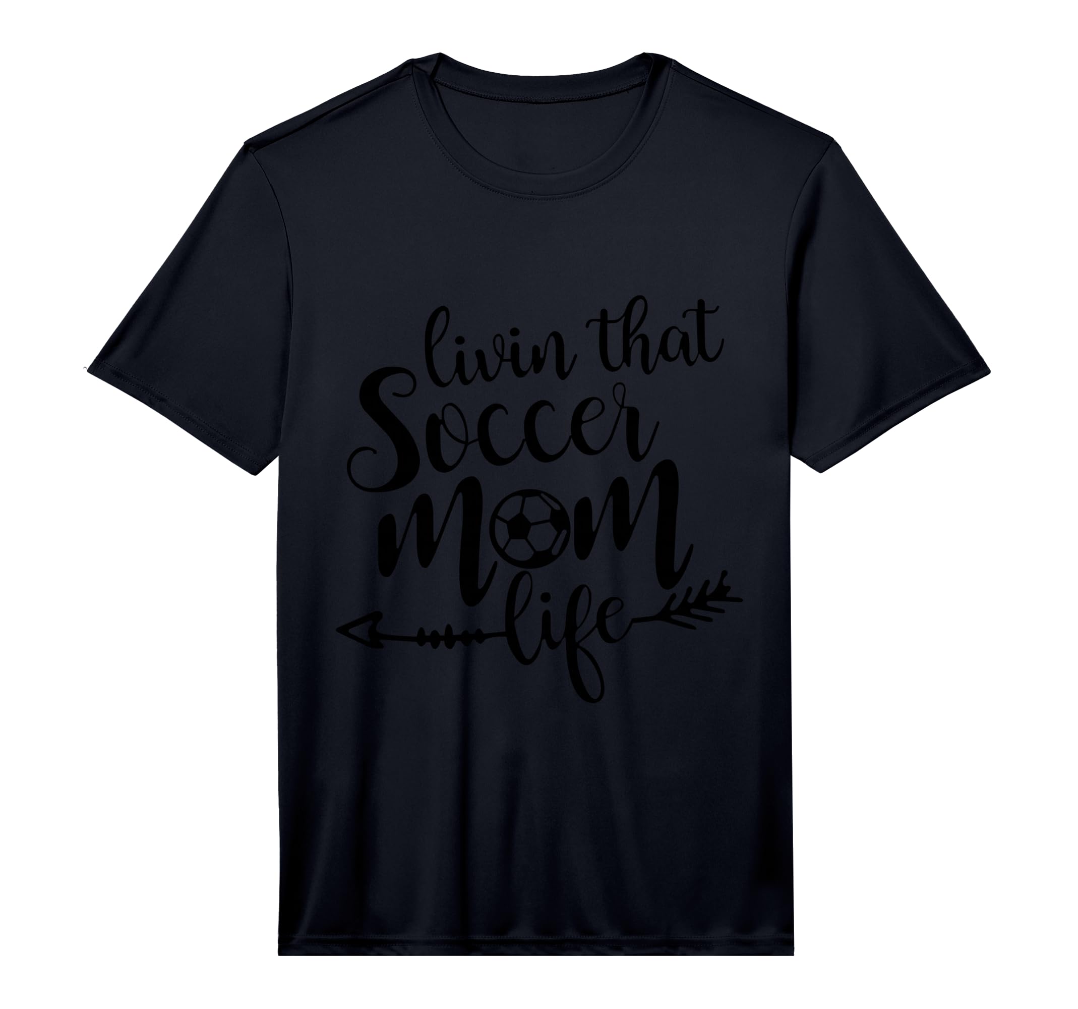 Mens Livin That Soccer Mom Life Sport T-Shirt - Custom Art Print Men Women