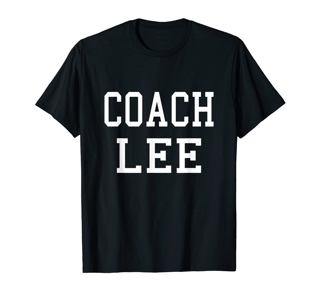 Coach Lee Custom Football Soccer T-Shirt - Novelty Apparel Men Women