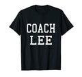Coach Lee Custom Football Soccer T-Shirt - Novelty Apparel Men Women