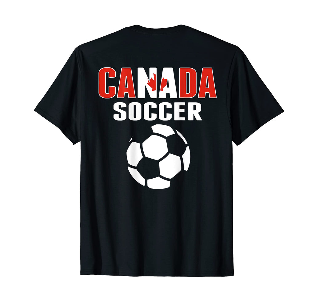 Proud Canada Soccer Lovers Jersey T-Shirt - Novelty Apparel for Adults
