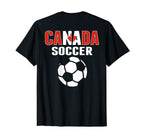 Proud Canada Soccer Lovers Jersey T-Shirt - Novelty Apparel for Adults