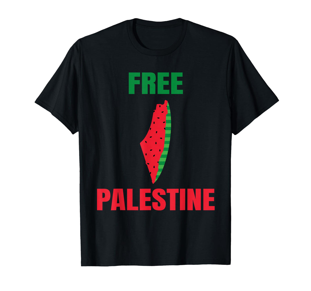 Palestine Peace Palestinian Watermelon T-Shirt - Streetwear Style Unisex