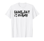 Game Day Vibes Soccer Coach Team T-Shirt - Aesthetic Graphic Men Women