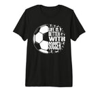 Funny Life Is Better Soccer Tri Blend T-Shirt - Minimalist Print Unisex