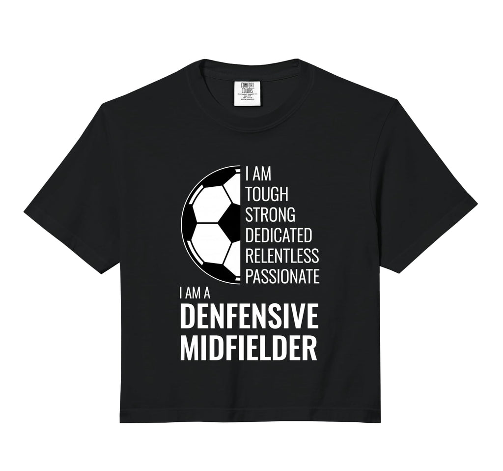 I Am Defensive Midfielder Football Sweatshirt - Minimalist Print Men Women