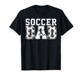 Proud Soccer Dad Papa Daddy Sport T-Shirt - Casual Everyday Wear Unisex