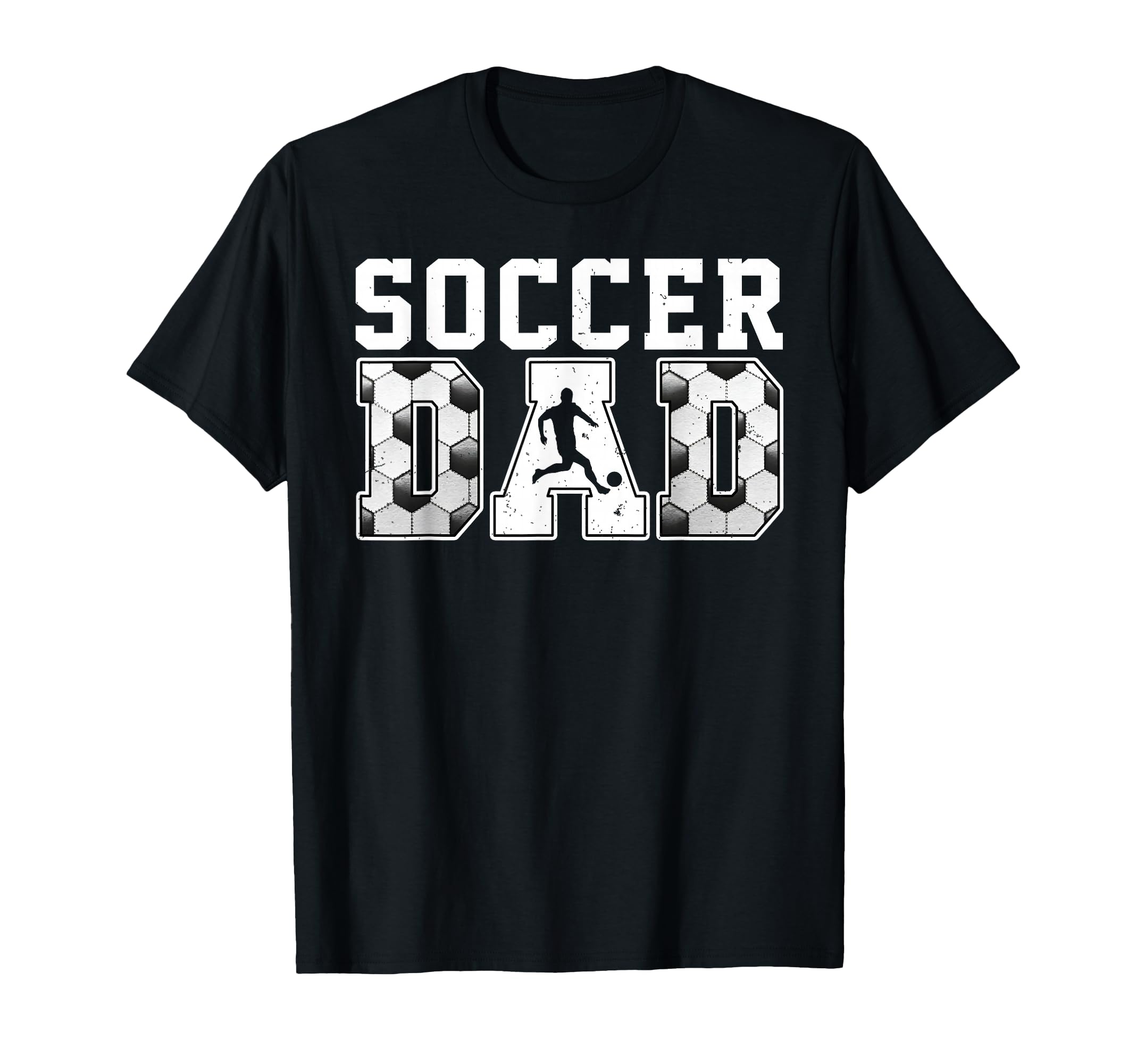 Proud Soccer Dad Papa Daddy Sport T-Shirt - Casual Everyday Wear Unisex