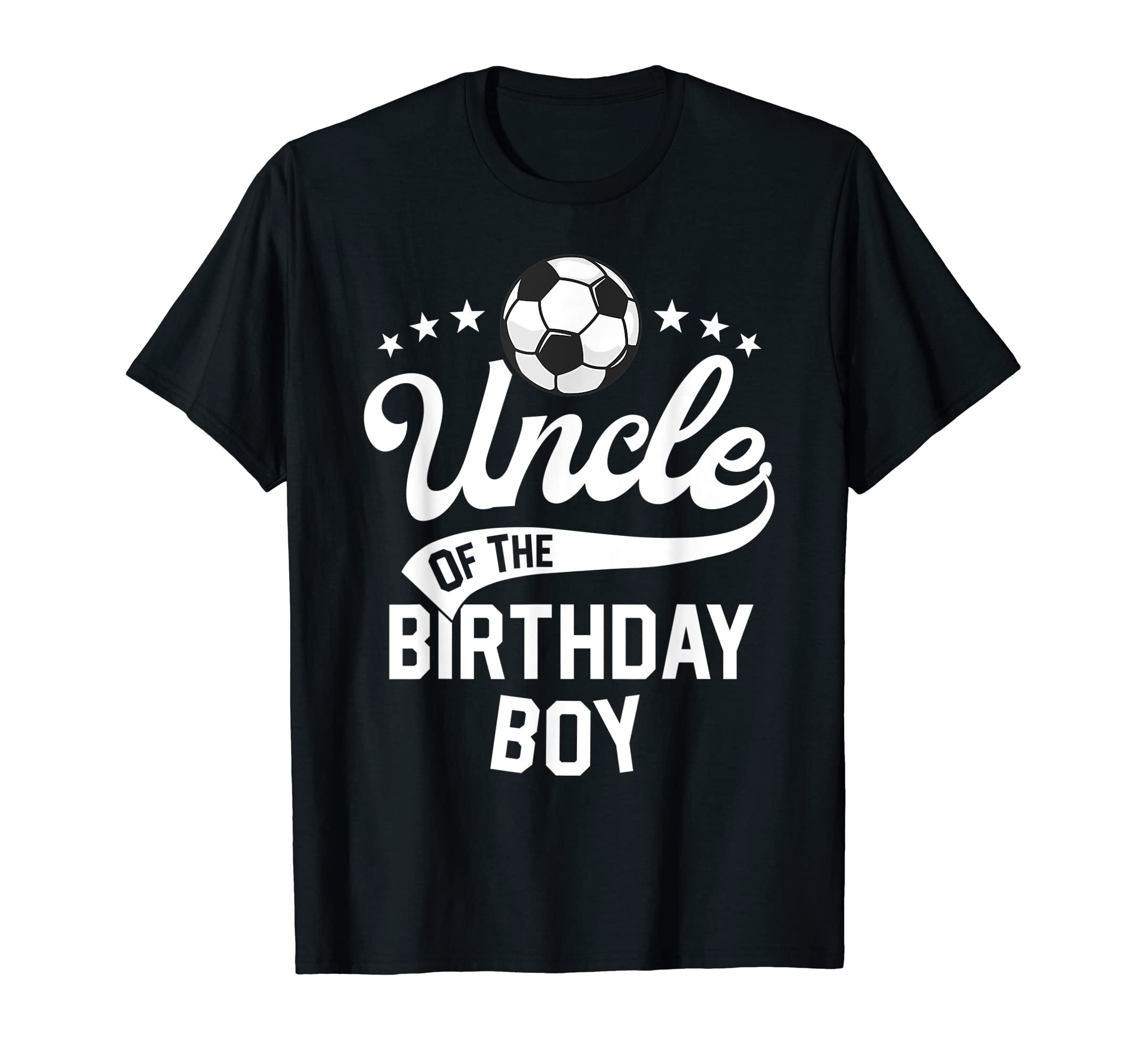 Uncle Birthday Soccer Themed Party T-Shirt - Aesthetic Graphic Men Women