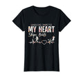When She Competes My Heart Skips Beats T-Shirt - Minimalist Print Unisex