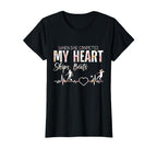 When She Competes My Heart Skips Beats T-Shirt - Minimalist Print Unisex