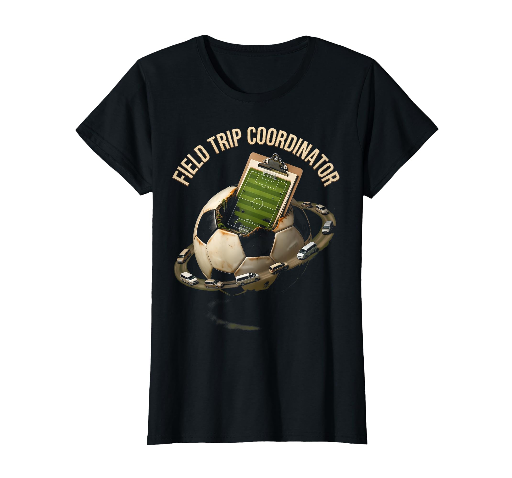 Field Trip Coordinator Soccer Mom T-Shirt - Custom Art Print Men Women