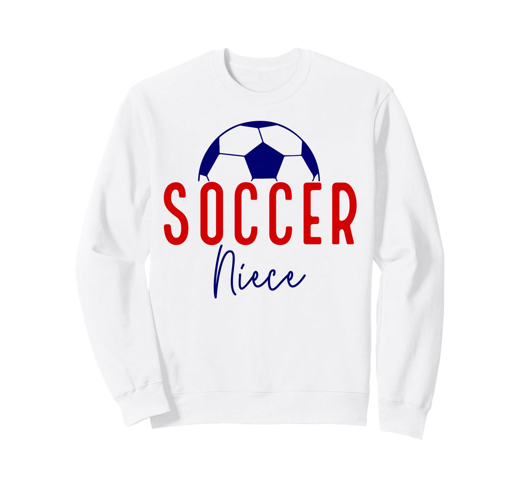 Soccer Niece Soccer Ball Support Soccer Sweatshirt - Trendy Graphic Unisex