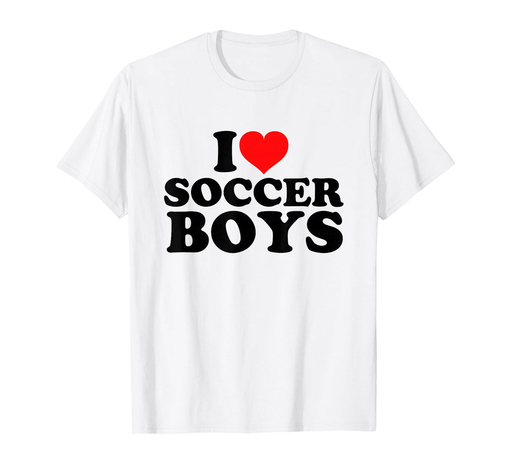I Love Soccer T-Shirt - Fun Novelty Design for Adults