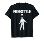Football Freestyle Tricks Art Soccer T-Shirt - Streetwear Style Men Women