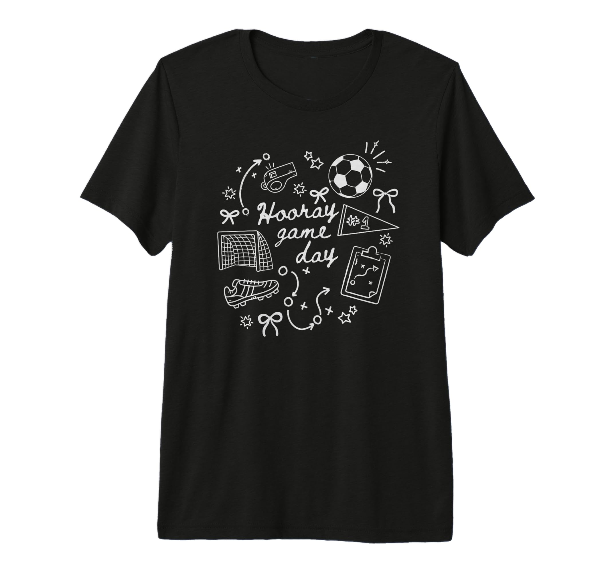 Hooray Game Day Soccer Mom Tri T-Shirt - Casual Everyday Wear Men Women