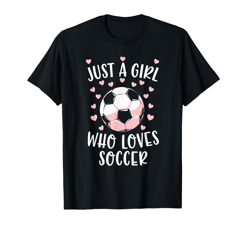 Just Soccer Love Soccer Player Fan T-Shirt - Graphic Print for Adults