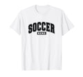 Soccer Mama Varsity Soccer Mom T-Shirt - Fun Novelty Design for Adults
