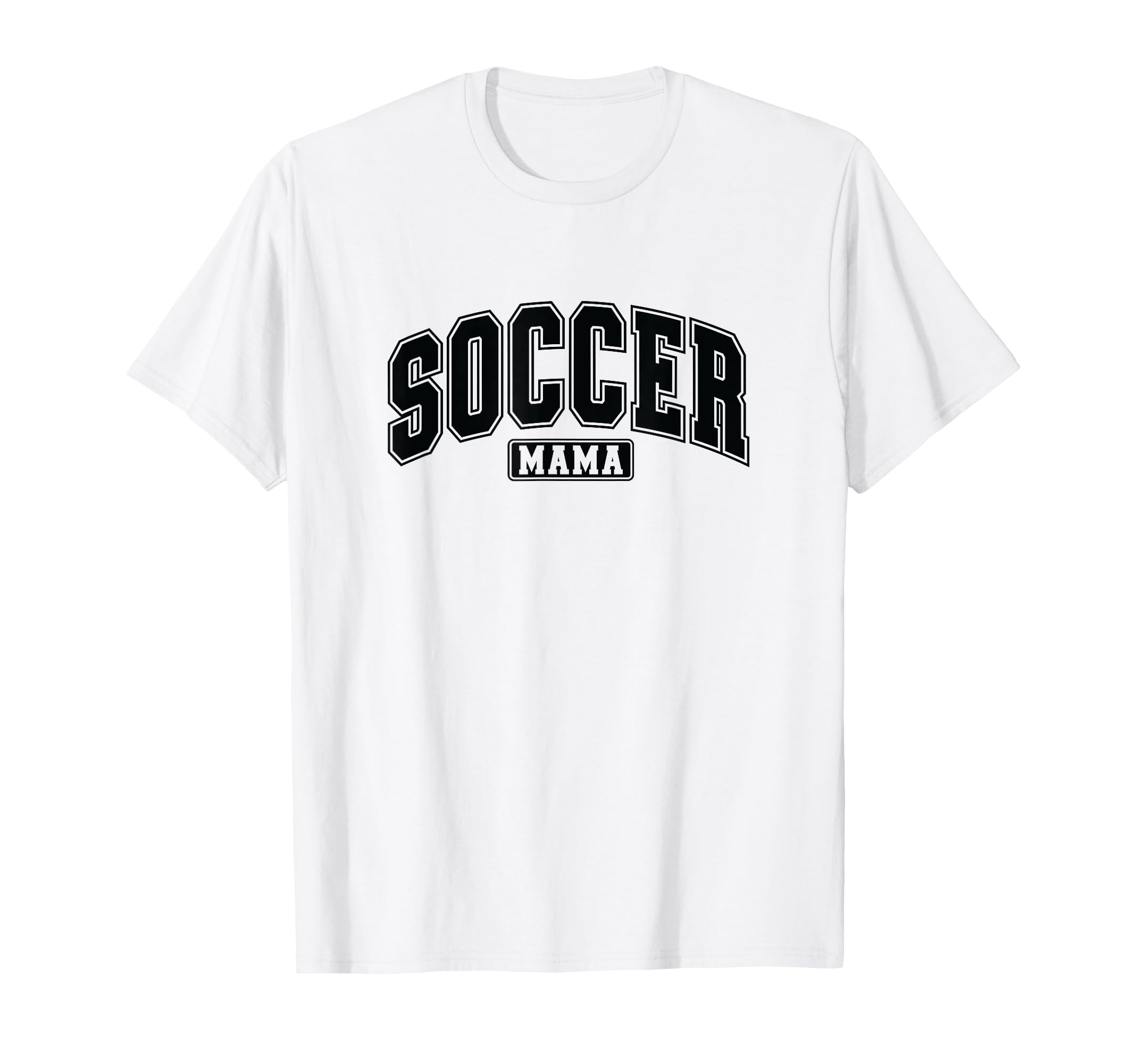 Soccer Mama Varsity Soccer Mom T-Shirt - Fun Novelty Design for Adults