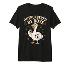 Funny Mom Goose Outnumbered Soccer Tri T-Shirt - Novelty Apparel Unisex