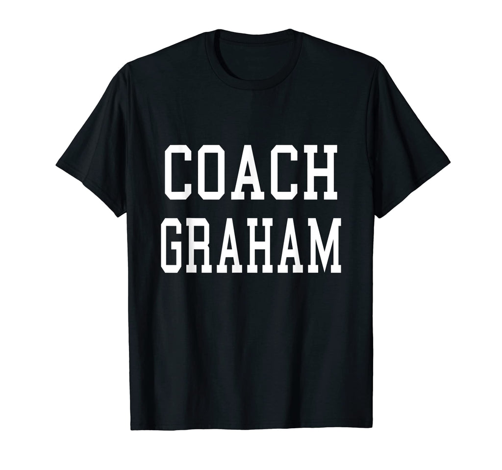 Coach Graham Custom Football T-Shirt - Fun Novelty Design for Adults