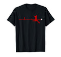 Soccer Heartbeat Pulse Line T-Shirt - Streetwear Style for Adults