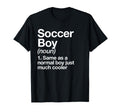 Soccer Definition Funny Sports T-Shirt - Trendy Graphic Men Women