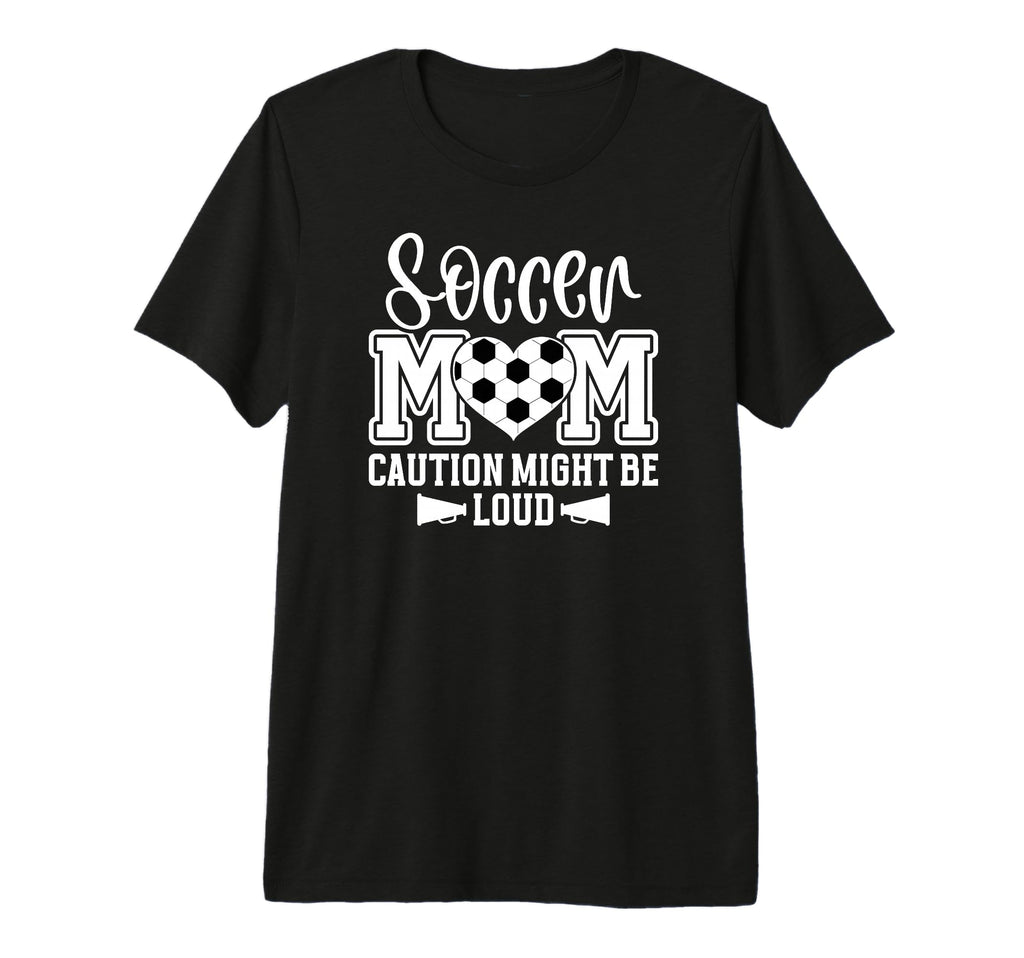 Soccer Mom Funny Mom Soccer Player Mama T-Shirt - Graphic Print for Adults