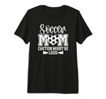 Soccer Mom Funny Mom Soccer Player Mama T-Shirt - Graphic Print for Adults