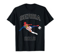 Serbian Football Jersey Serbia T-Shirt - Fun Novelty Design for Adults