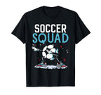 Soccer Squad Football Game Player Match T-Shirt - Trendy Graphic for Adults