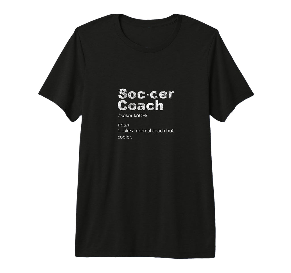 Soccer Coach Definition Sports Teacher T-Shirt - Graphic Print for Adults