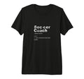 Soccer Coach Definition Sports Teacher T-Shirt - Graphic Print for Adults