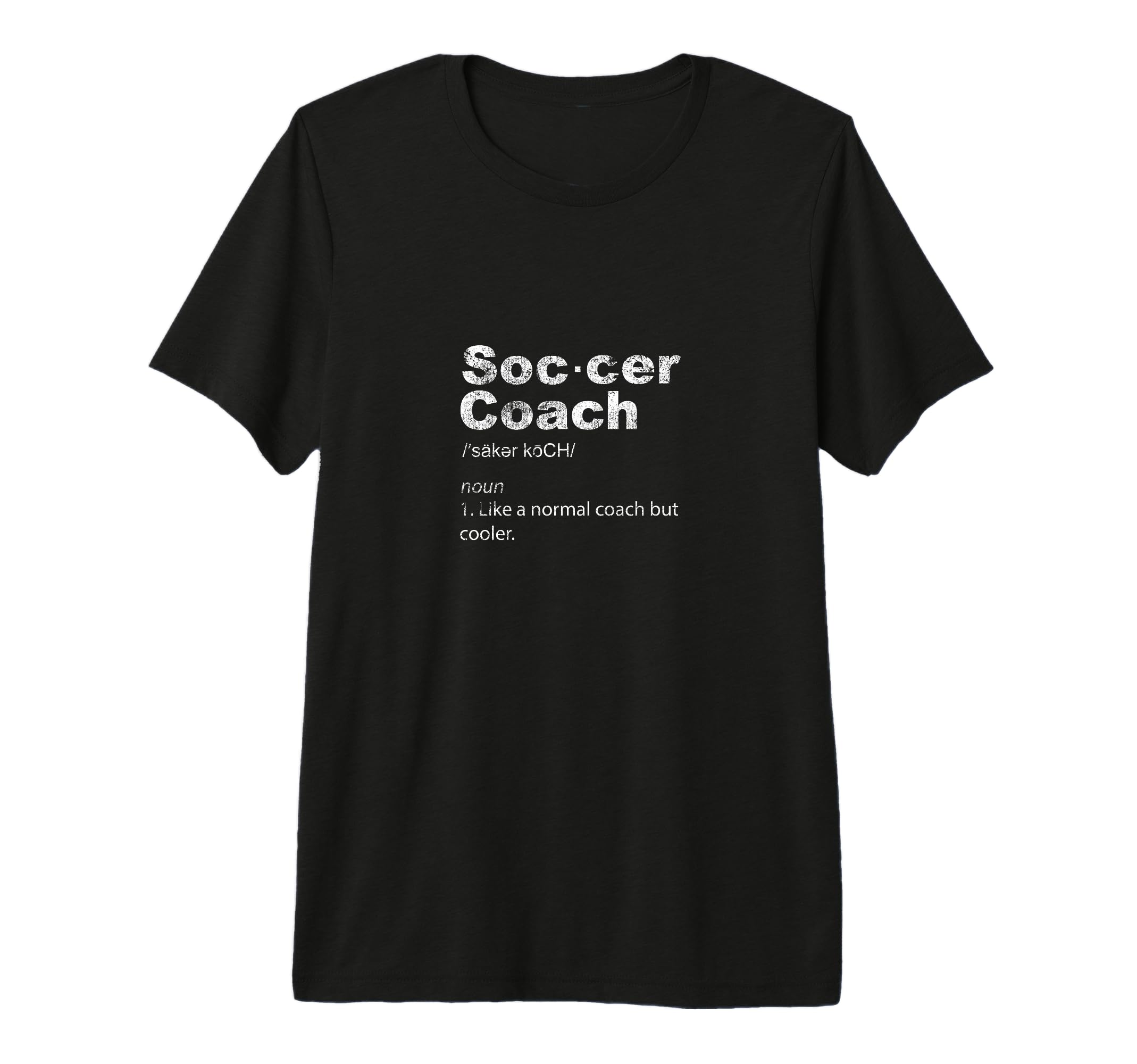 Soccer Coach Definition Sports Teacher T-Shirt - Graphic Print for Adults