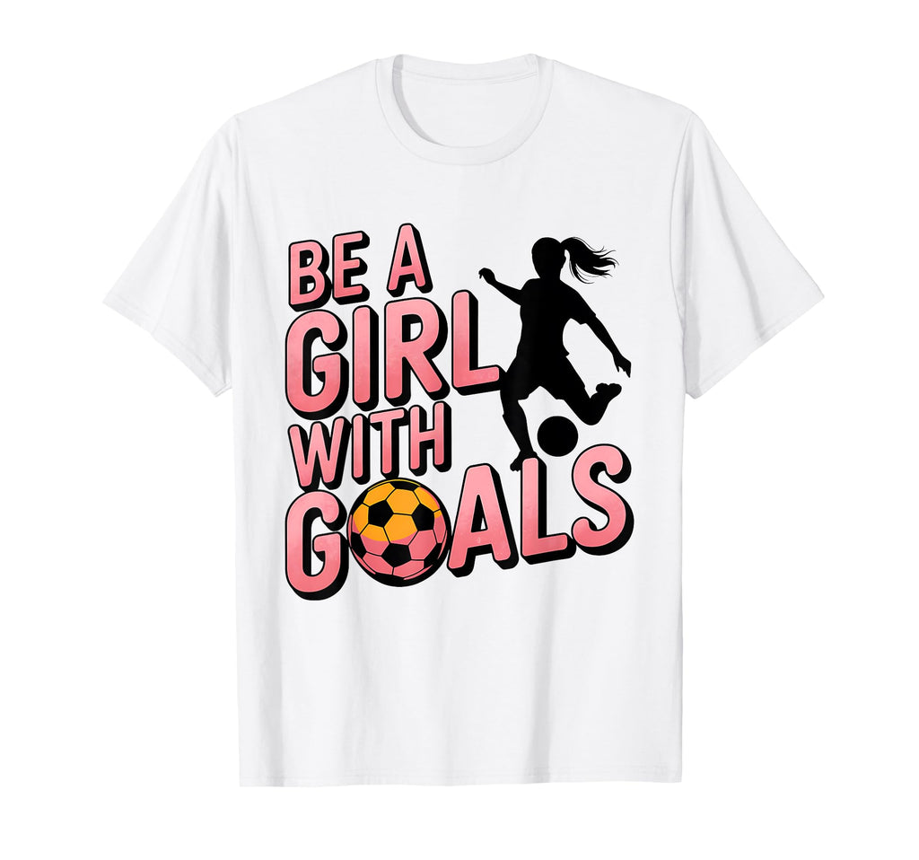 Be Goals Soccer Player Soccer T-Shirt - Custom Art Print for Adults