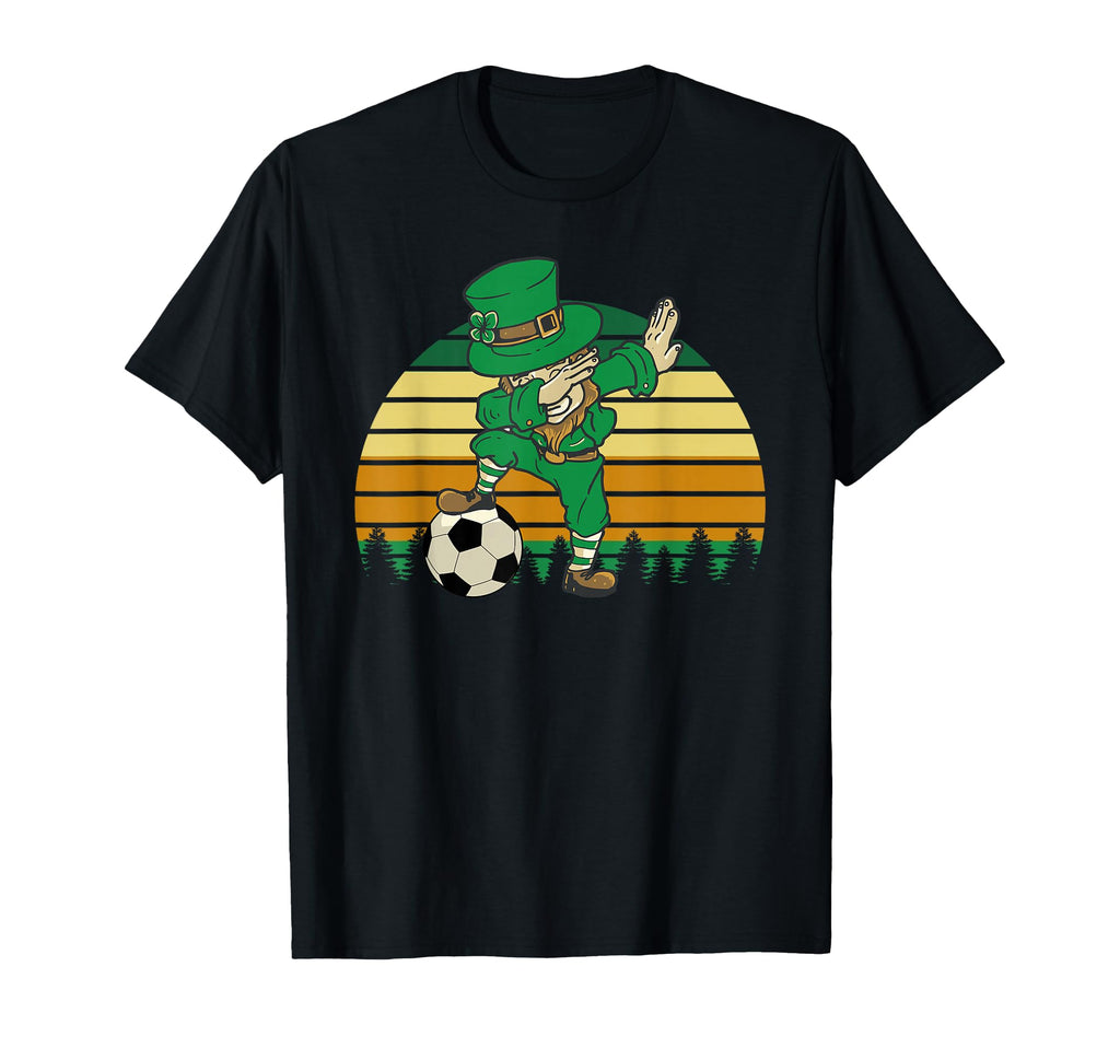 St Patricks Day Soccer St Pattys T-Shirt - Trendy Graphic Men Women