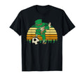 St Patricks Day Soccer St Pattys T-Shirt - Trendy Graphic Men Women