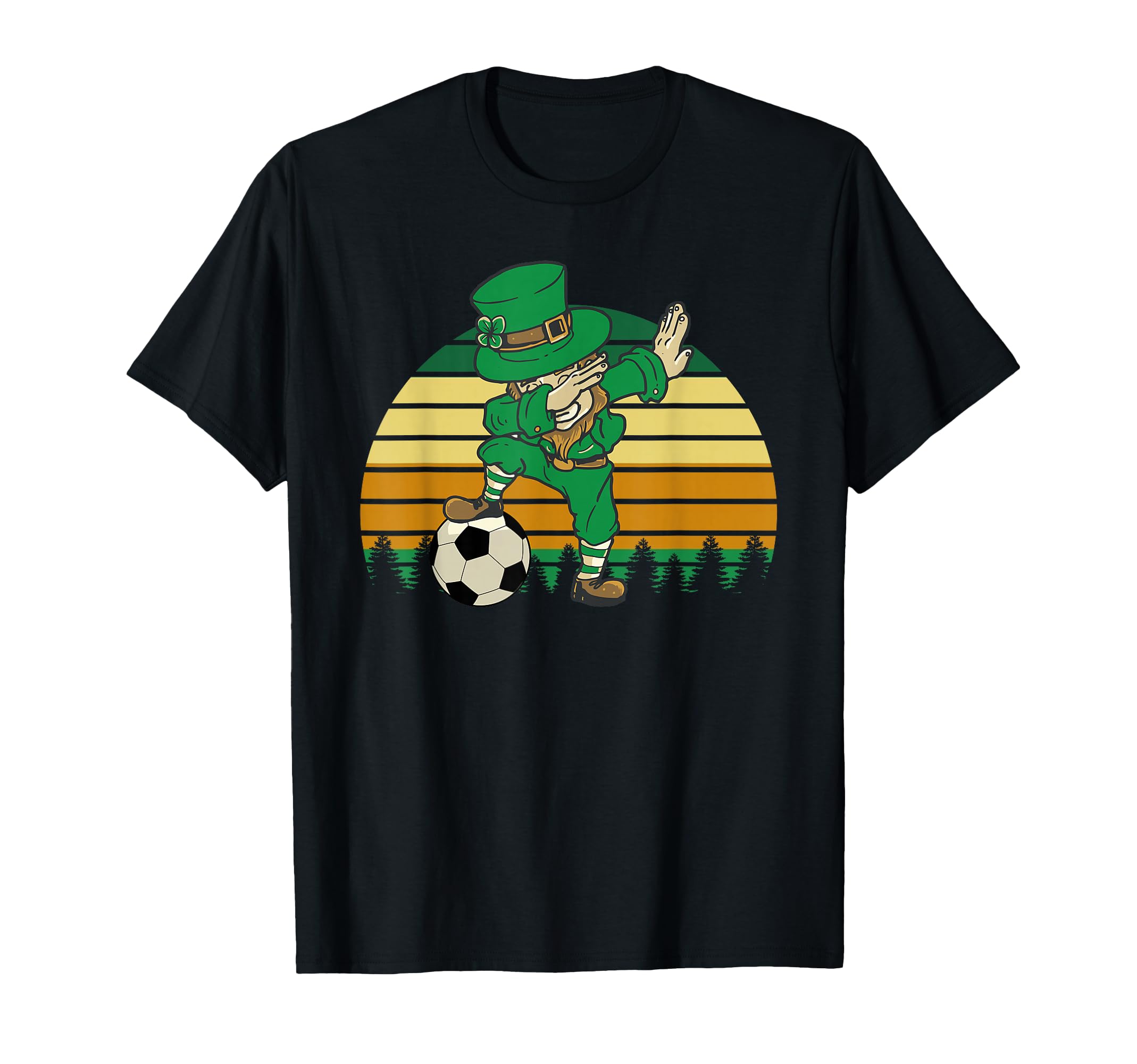 St Patricks Day Soccer St Pattys T-Shirt - Trendy Graphic Men Women
