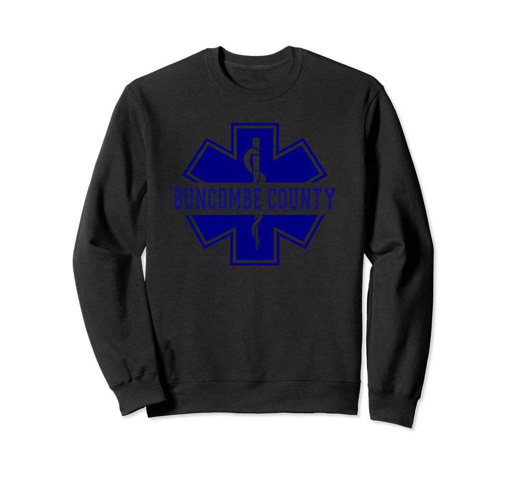 Buncombe County Paramedic Star Sweatshirt - Custom Art Print Men Women
