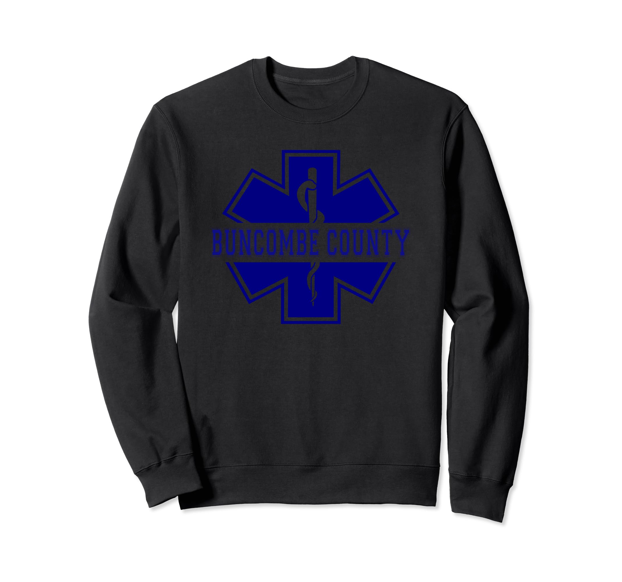 Buncombe County Paramedic Star Sweatshirt - Custom Art Print Men Women