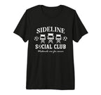 Sideline Social Club Soccer Mom Dad T-Shirt - Minimalist Print Men Women