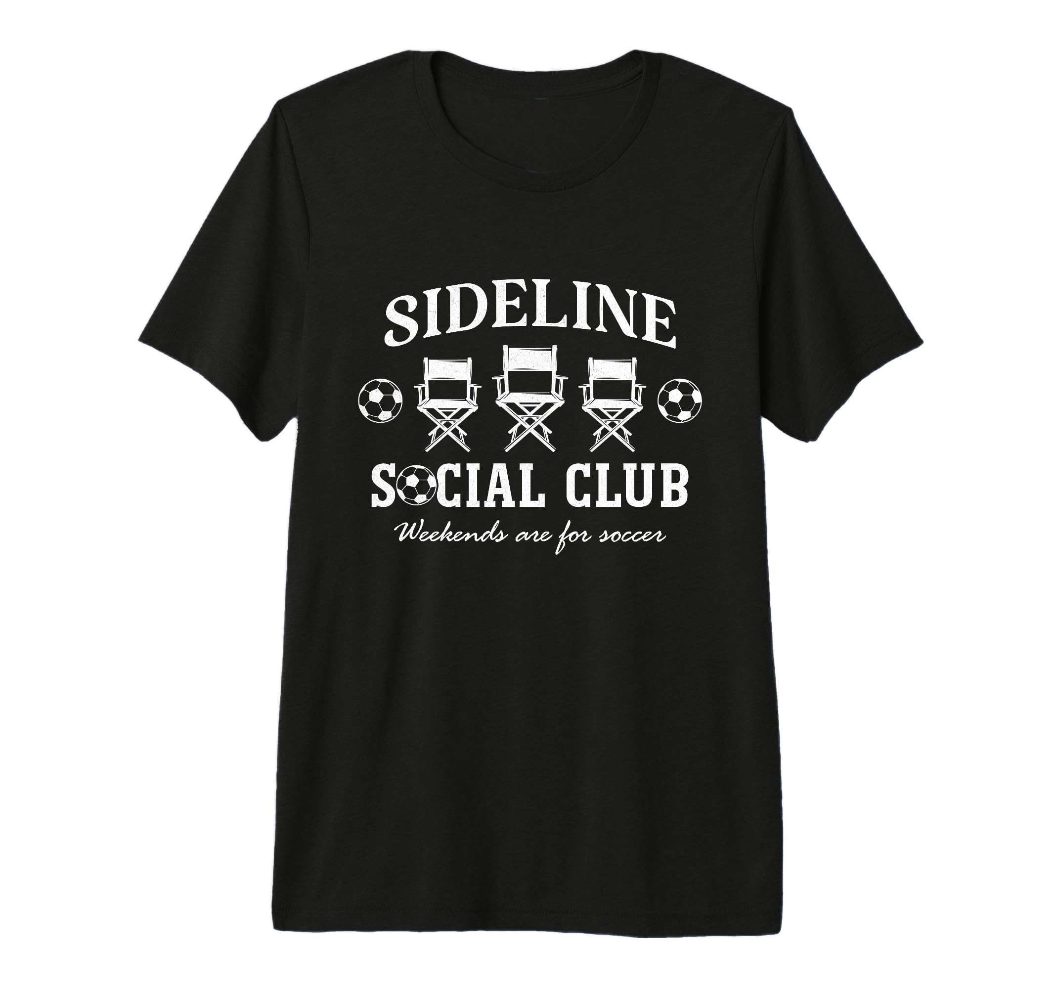 Sideline Social Club Soccer Mom Dad T-Shirt - Minimalist Print Men Women
